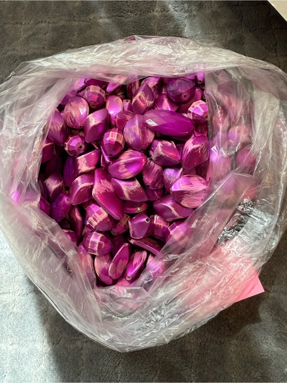 Fuchsia Decorative Beads for crafts